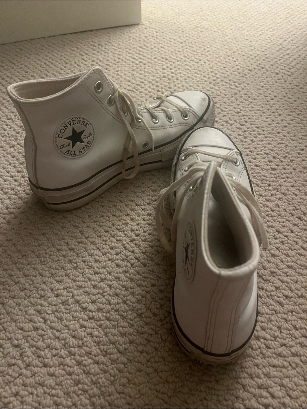 Converse White High-Top Chuck Taylor All Star Sneakers